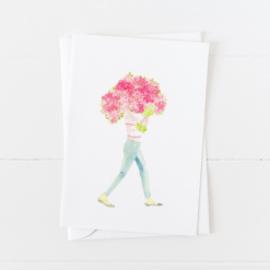 Bundles of Peonies Greeting Card