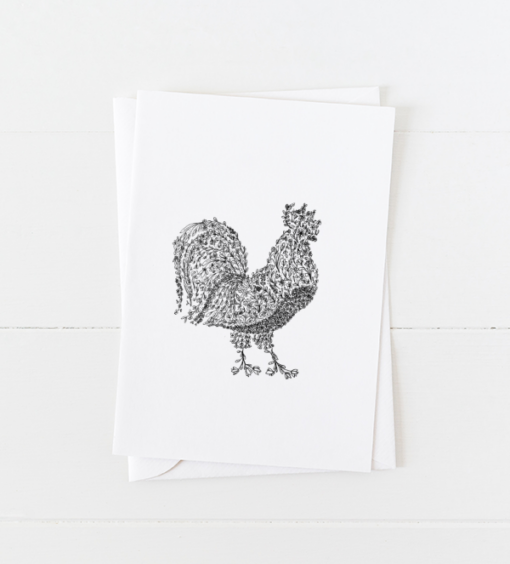 Rooster Greeting Card