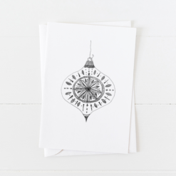 Just Ink Vintage Ornament Greeting Card