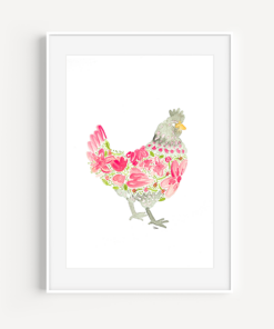 Watercolor Rooster - A Little Hello Co.