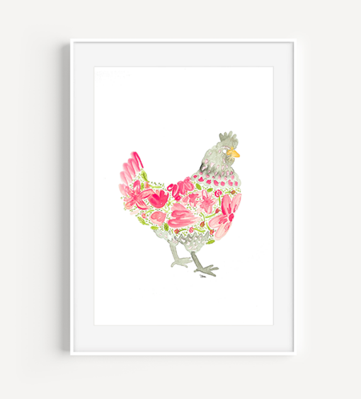 Watercolor Rooster - A Little Hello Co.