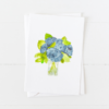 Blue Hydrangea Vase Notecards