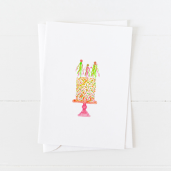 Confetti Birthday Cake Greeting Card