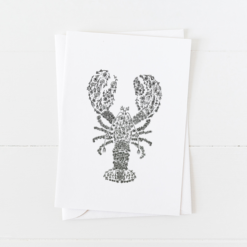 Lobster Doodle Greeting Card