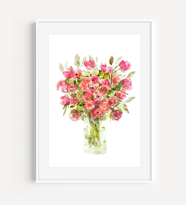 Fall Flowers Art Print