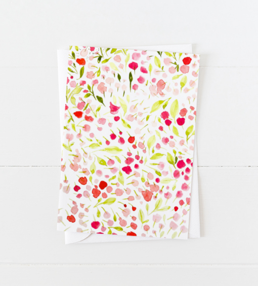 Pink Buds Greeting Card