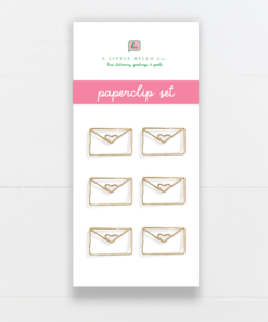 Love Letters Luxe Paperclips from A Little Hello Co.