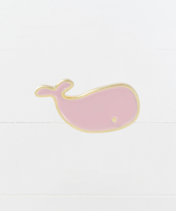 Preppy Pink Whale Pin from A Little Hello Co.