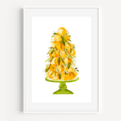 Orange Topiary Print from A Little Hello Co.