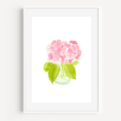 Pink Hydrangea Vase from A Little Hello Co